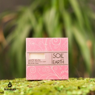 Naturalne mydło SOIL&EARTH Białe piżmo (WHITE MUSK)
