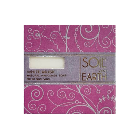 Mydło soil and earth białe piżmo white musk