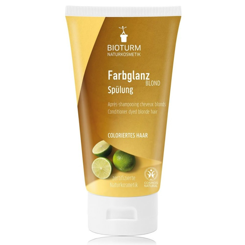 Odżywka do włosów blond farbowanych, z cytryną i melisą, No.114, Certyfikat COSMOS NATURAL, 150 ml, BIOTURM