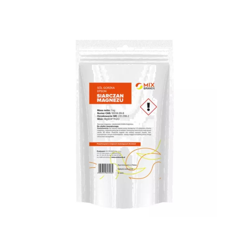 Siarczan magnezu sól gorzka Epsom 1kg Mix Brands