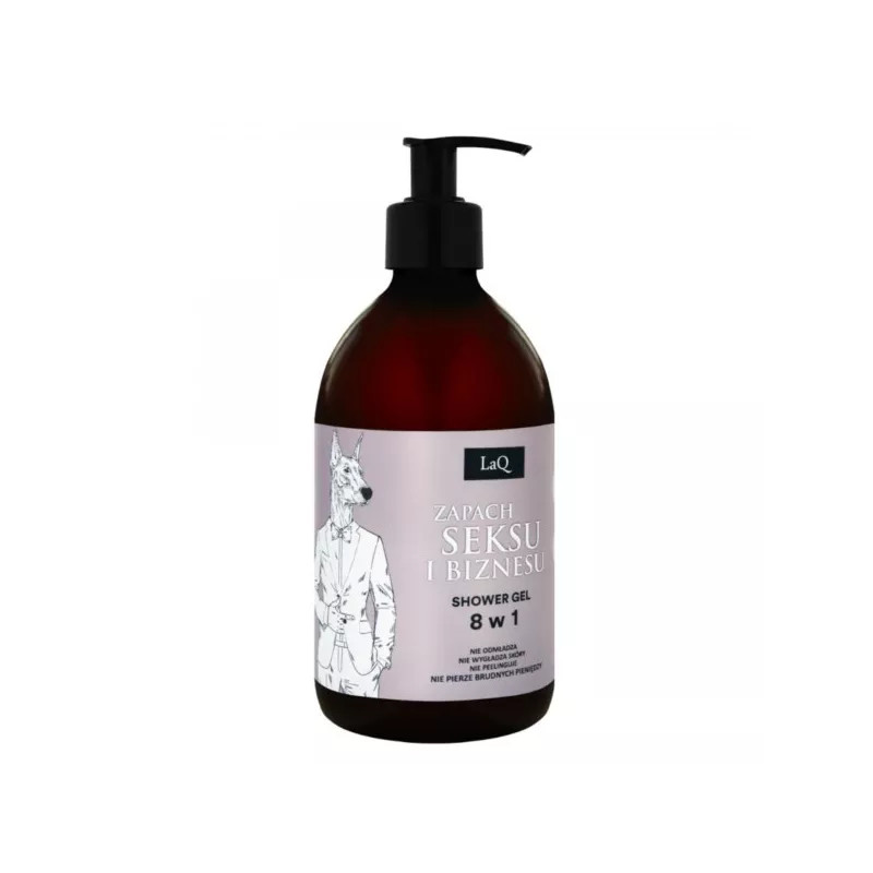 LAQ Doberman żel pod prysznic 8w1  500 ml