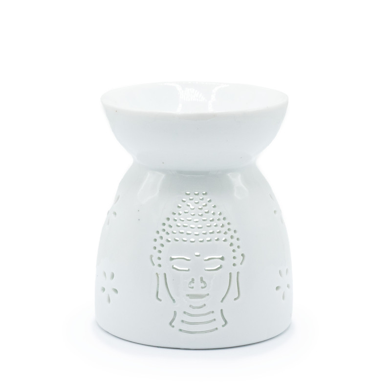 Kominek Zapachowy - Budda - Biały