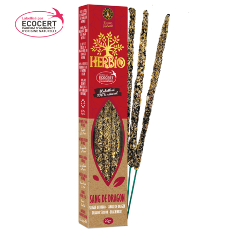Kadzidełka Smocza Krew HERBIO 100% naturalne Ecocert 20g