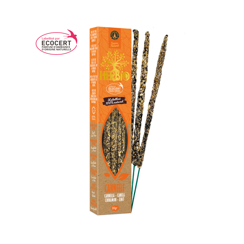 Kadzidełka Cynamonowe Herbio 100% Naturalne Ecocert 20g