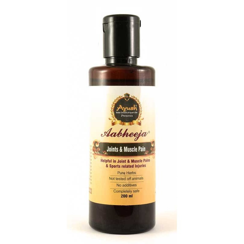 Ajurwedyjski, przeciwbólowy olejek do masażu Joint Muscle Pain Ayush 200 ml